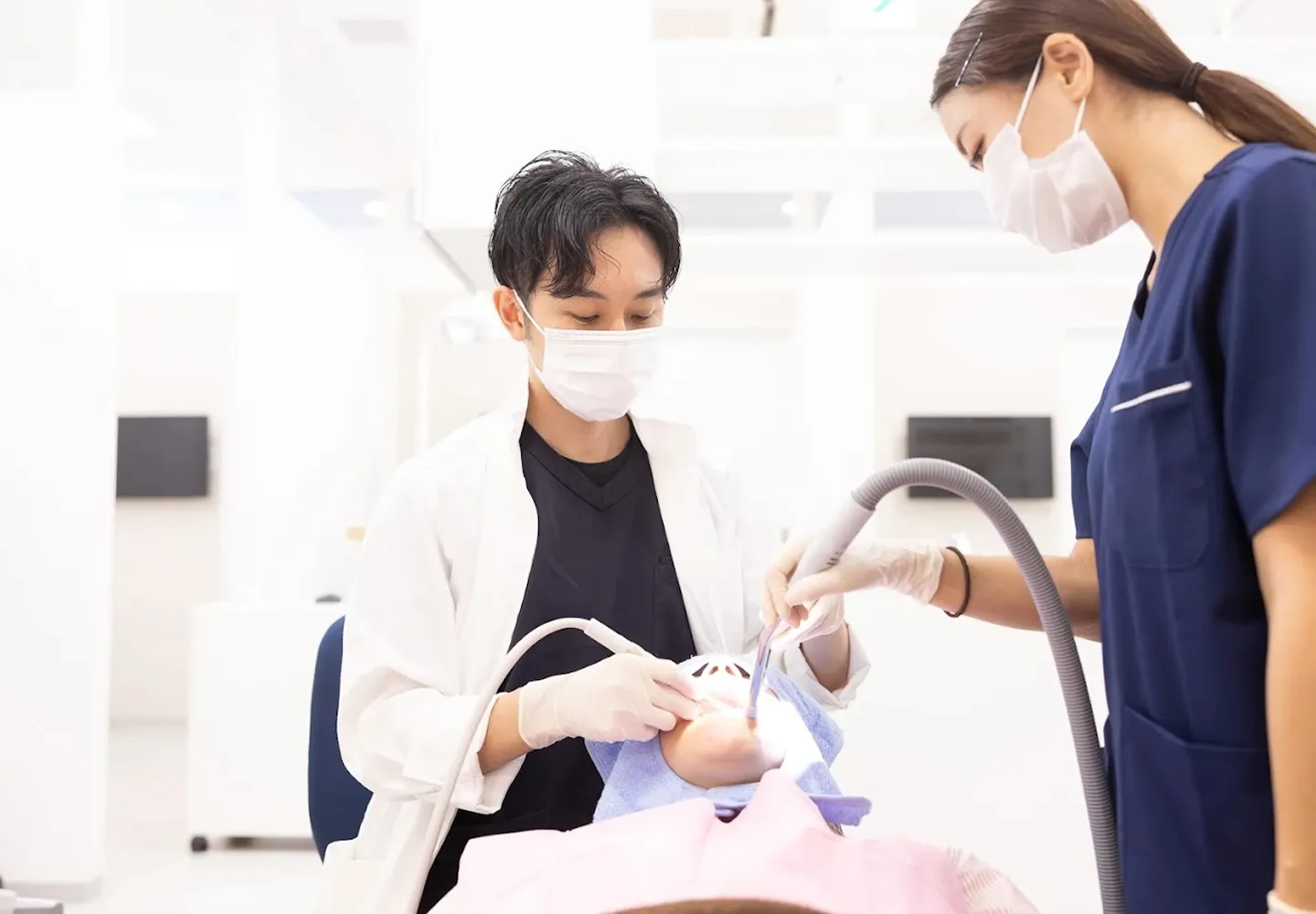 痛みと腫れを最小限に抑えた治療